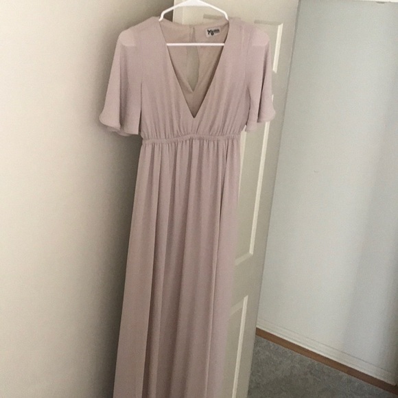 emily empire maxi dress